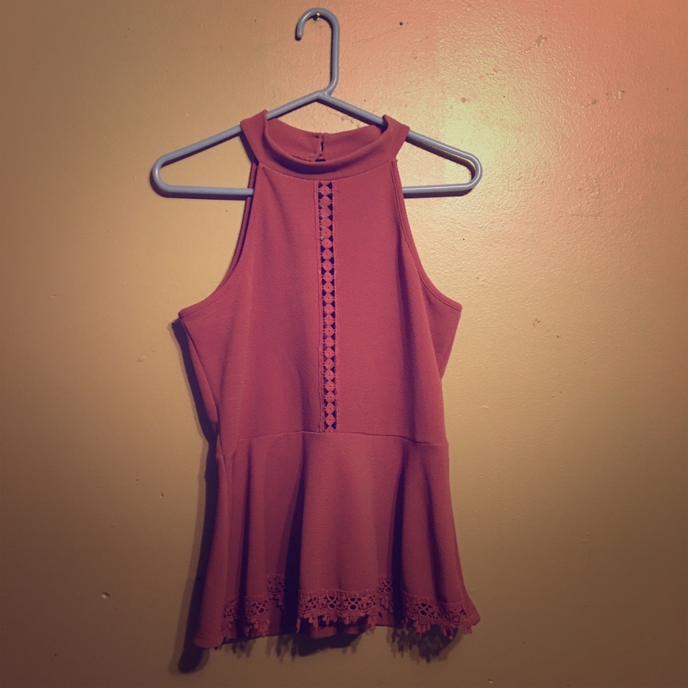 Polyester & cotton tank top